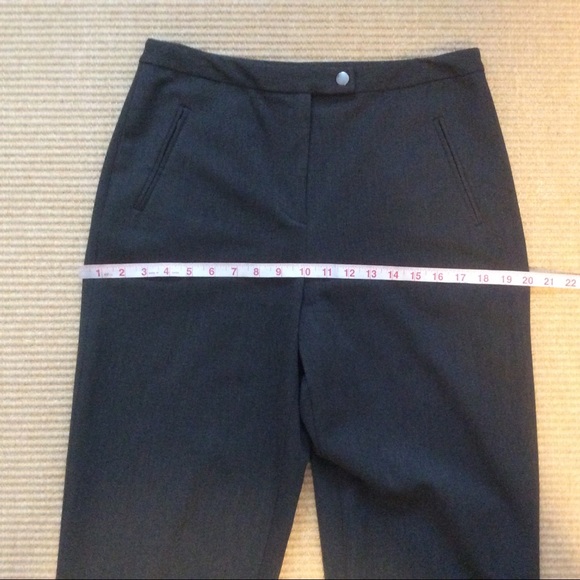 Talbots Straight Leg Stretch Pants Gray Size 8 - Picture 10 of 14